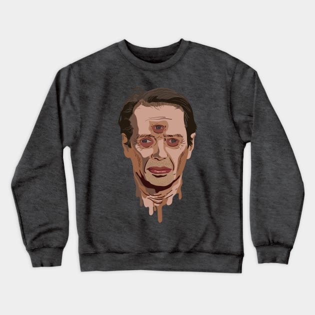 Enlightened Buscemi Crewneck Sweatshirt by nicholashugginsdesign